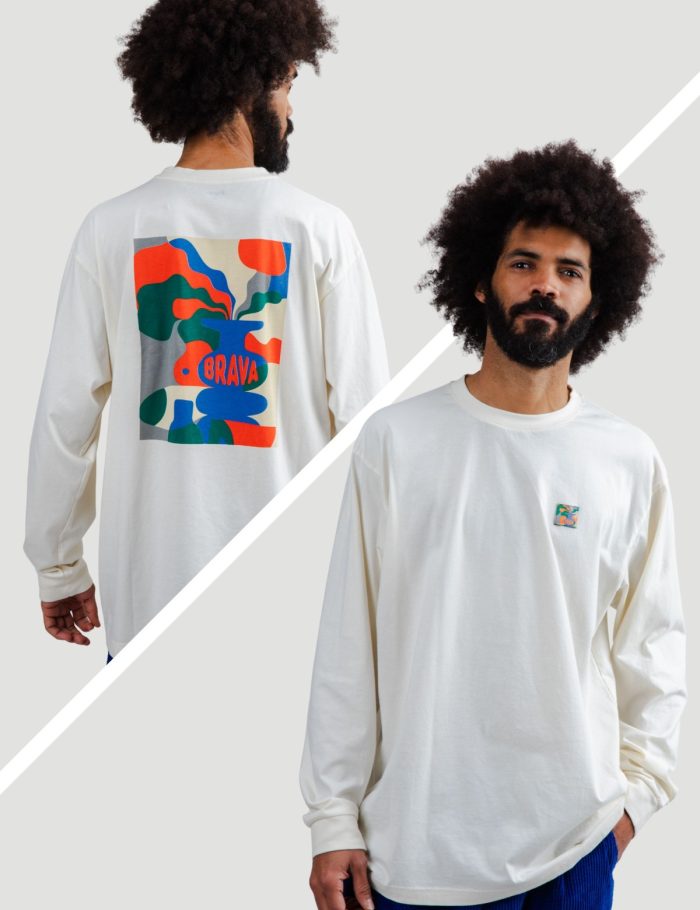 Longsleeve Sobremesa Wei&szlig;