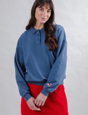 Sweatshirt Brava Gum Polo Blau