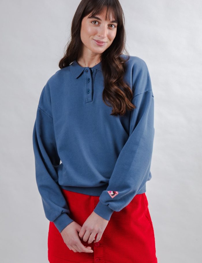Sweatshirt Brava Gum Polo Blau