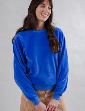 Sweatshirt Velvet Raglan
