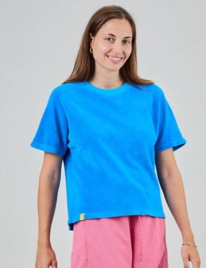 T-Shirt Terry Oversize Blau