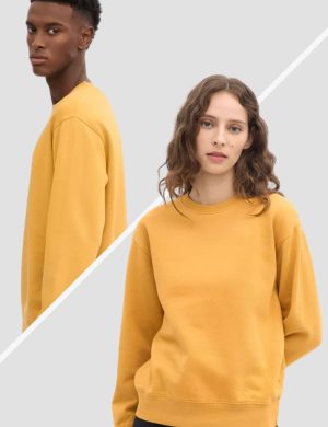 Sweatshirt Classic Organic Crew Gelb