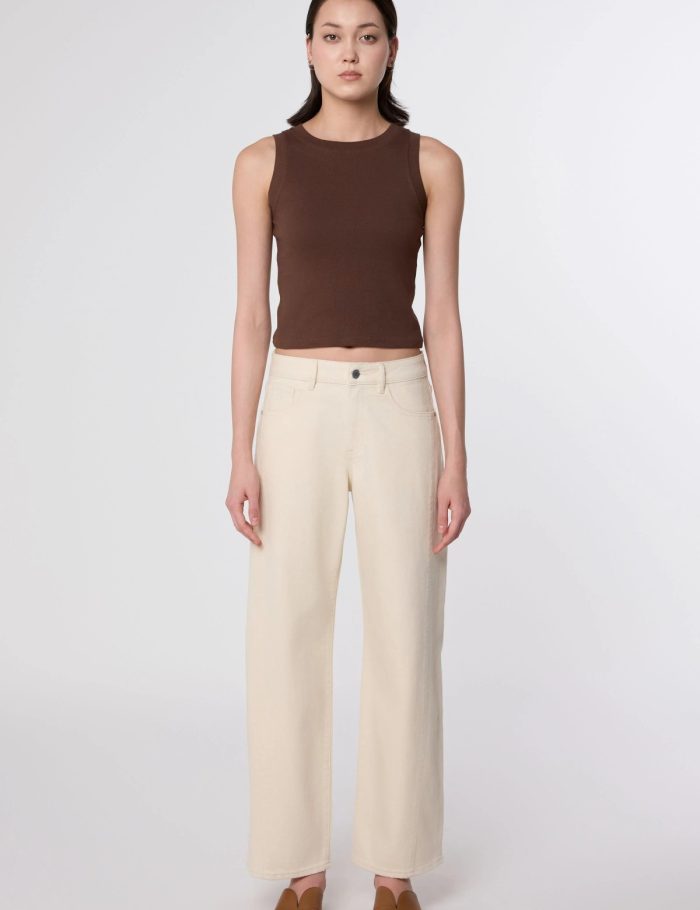 Jeans Ash Barrel Ecru