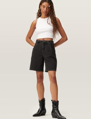 Jeansshorts Blinky Faded Black