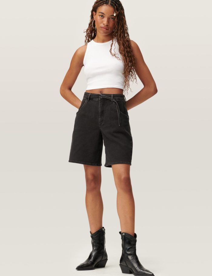 Jeansshorts Blinky Faded Black