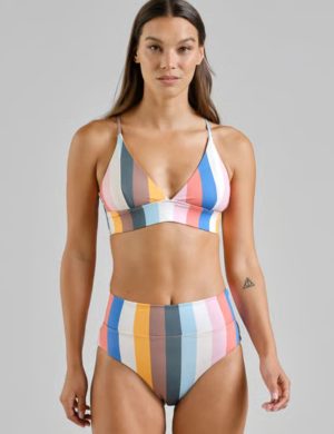 Bikini Bottom Slite Stripes Pink