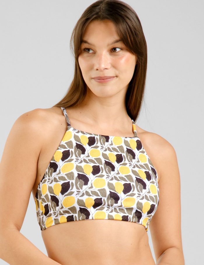 Bikini Top Orust Lemon Bricks Gelb