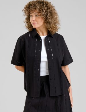 Bluse Alsvik Schiffli