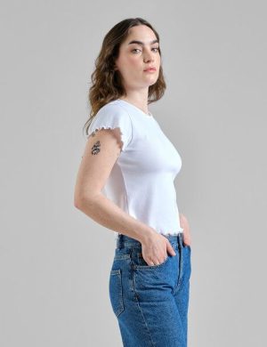 DEDICATED Damen T-Shirt - Rib Top Ven