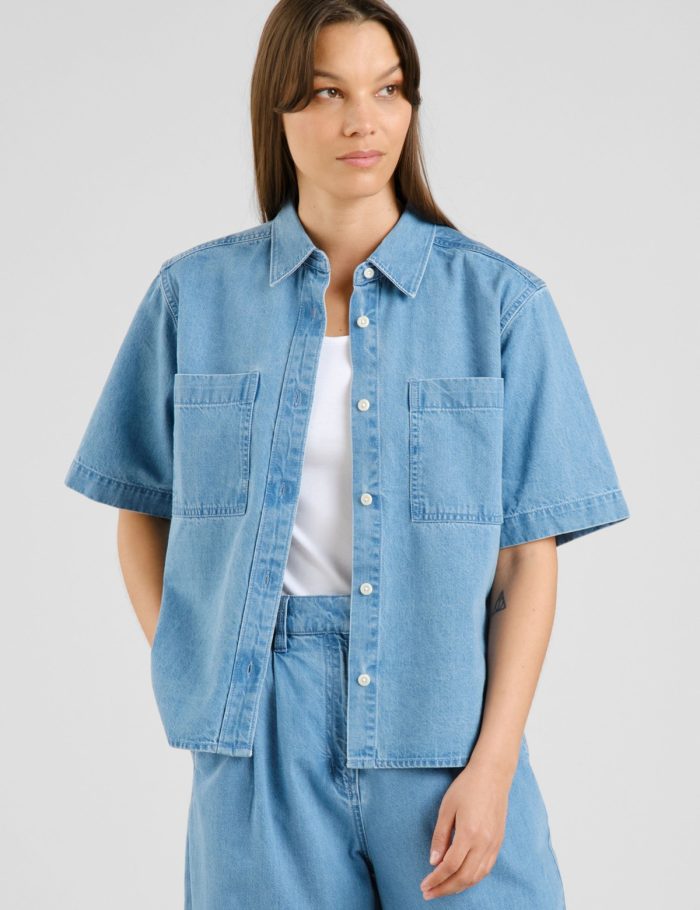 Hemd Stensvik Denim Blau Hemd Stensvik Denim Blau