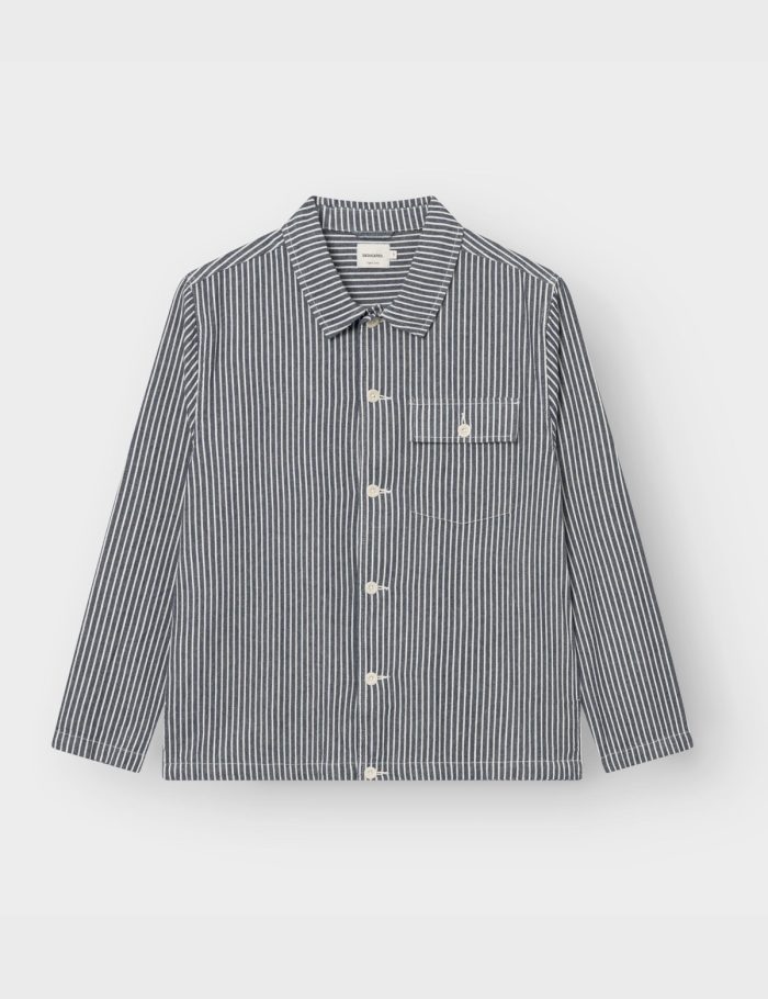 Jacke Kangos Work Stripe Blau