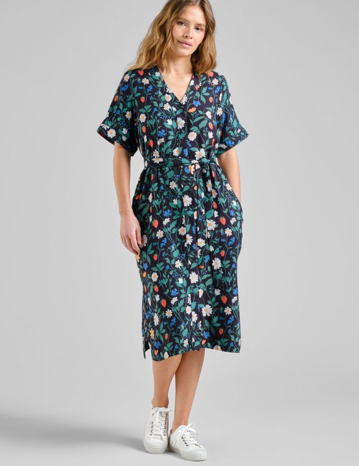 Kleid Kallvik Strawberry Field Schwarz Kleid Kallvik Strawberry Field Schwarz