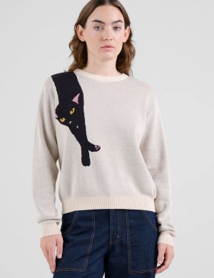 Pullover Arendal Long Cat Off White