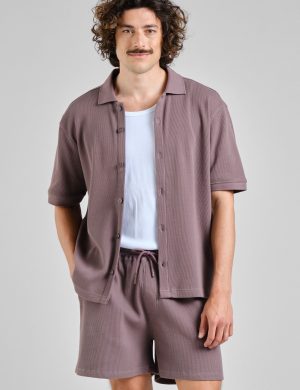 Shorts Essingen Waffle Sparrow Brown