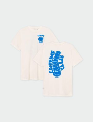 T-Shirt Stockholm Caffeine Club Off White