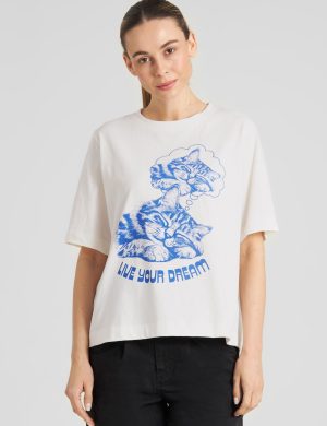 T-Shirt Vadstena Live Your Dream Off White