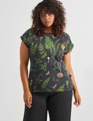 T-Shirt Visby Secret Garden Schwarz