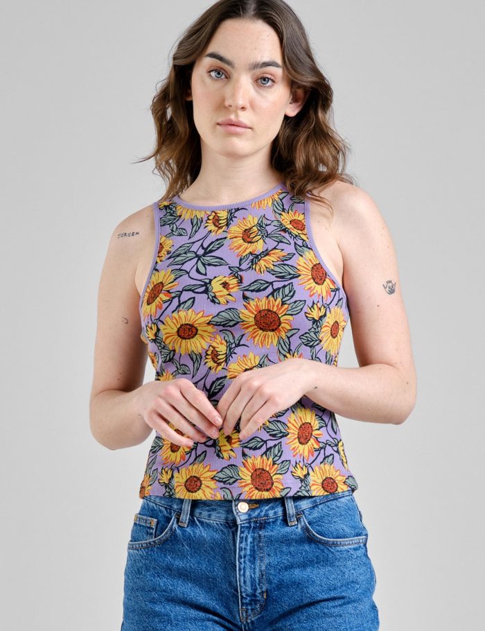 Top Valdermarsvik Rib Sunflower Haze Purple Top Valdermarsvik Rib Sunflower Haze Purple