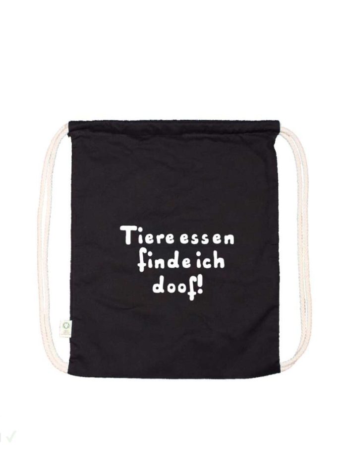 Gym Bag Tiere essen finde ich doof Gym Bag Tiere essen finde ich doof