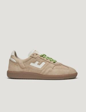 Flamingos' Life Sneaker - Burela Slim Nobuck Stone
