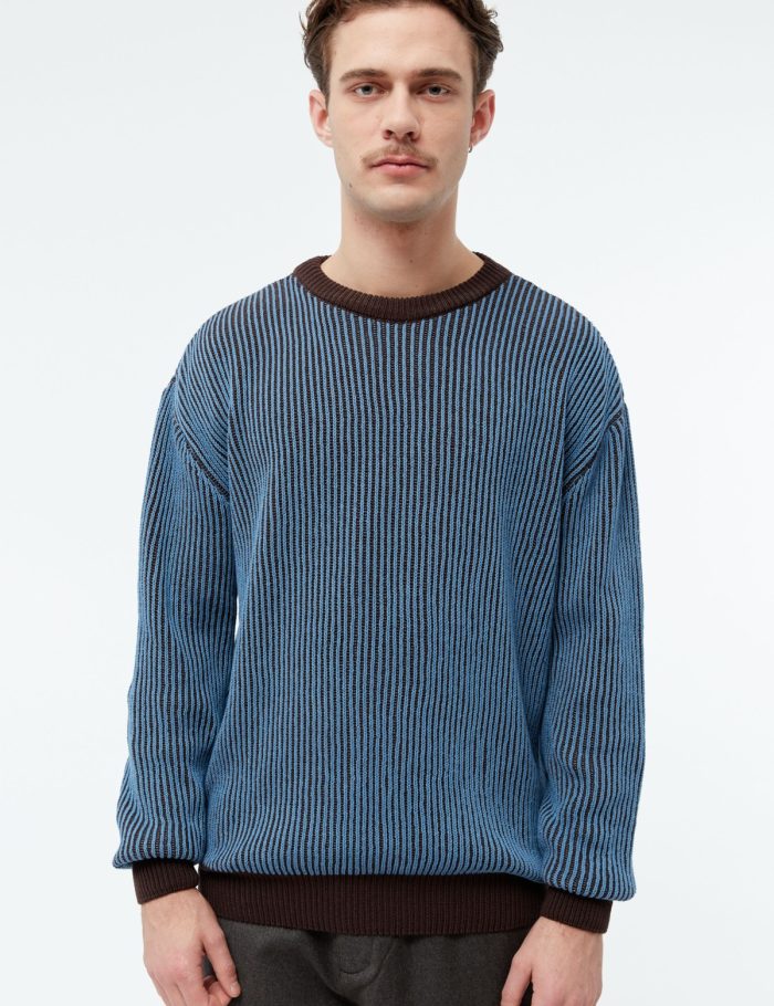 Sweatshirt GBBrendan Stripes Blau Sweatshirt GBBrendan Stripes Blau