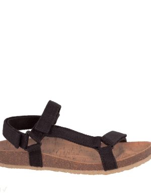 Grand Step Shoes Sandalen Levi Hemp schwarz