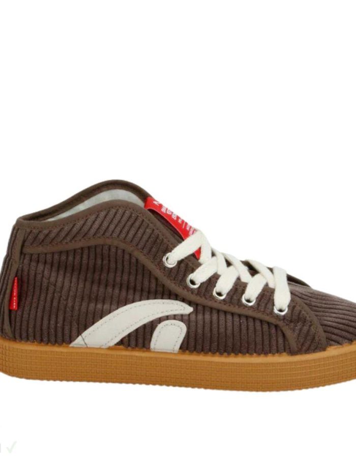 Grand Step Shoes Taylor High Top Sneaker Cord coffee