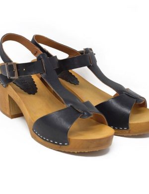 Grünbein Shoes Grünbein Holzclog-Sandalette Amy