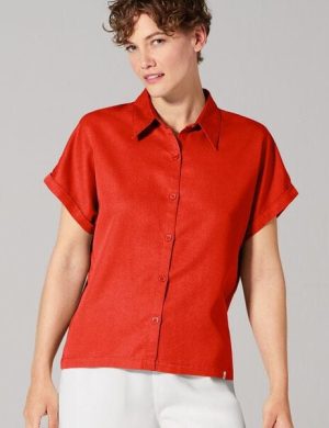 HempAge Damen Lyocell Bluse (auf Hanf Basis) Normal Fit