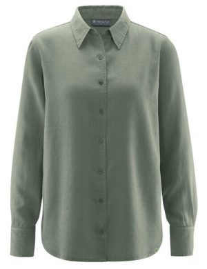HempAge Damenbluse Hanf/Biobaumwolle