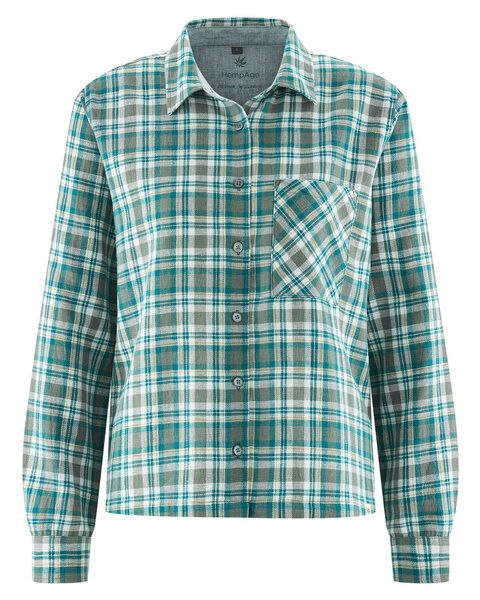 HempAge Karierte Bluse Hanf/Biobaumwolle HempAge Karierte Bluse Hanf/Biobaumwolle
