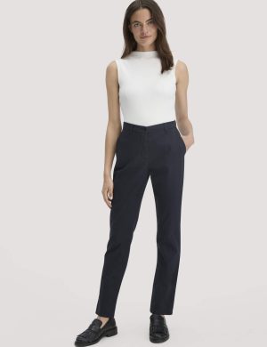 hessnatur Damen Chino Straight Leg Regular aus Bio-Baumwolle