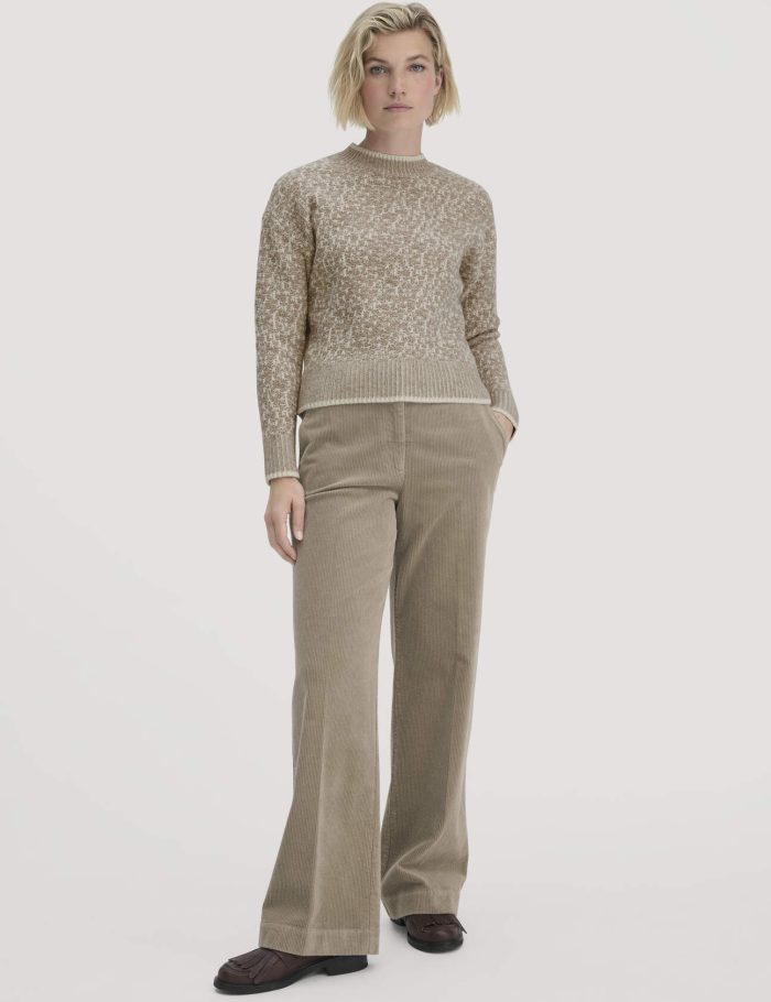 hessnatur Damen Cordhose Wide Leg Relaxed aus Bio-Baumwolle