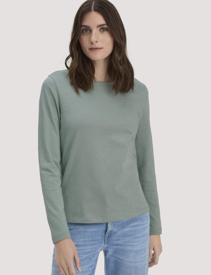 hessnatur Damen Heavy Shirt Relaxed aus Bio-Baumwolle - grün hessnatur Damen Heavy Shirt Relaxed aus Bio-Baumwolle - grün