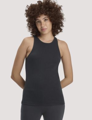 hessnatur Damen High-Neck Ribtop SOFT RIB aus Bio-Baumwolle