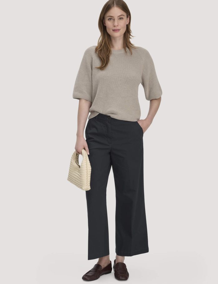 hessnatur Damen Hose Culotte Regular aus Bio-Baumwolle hessnatur Damen Hose Culotte Regular aus Bio-Baumwolle