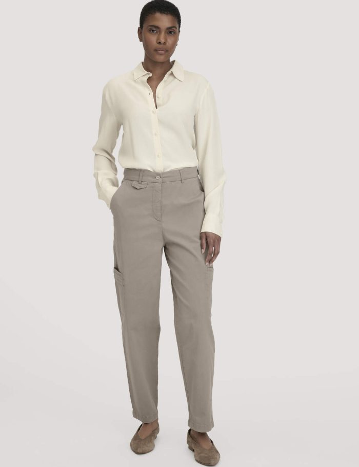 hessnatur Damen Hose Soft Utility Cargo Relaxed aus Bio-Baumwolle hessnatur Damen Hose Soft Utility Cargo Relaxed aus Bio-Baumwolle
