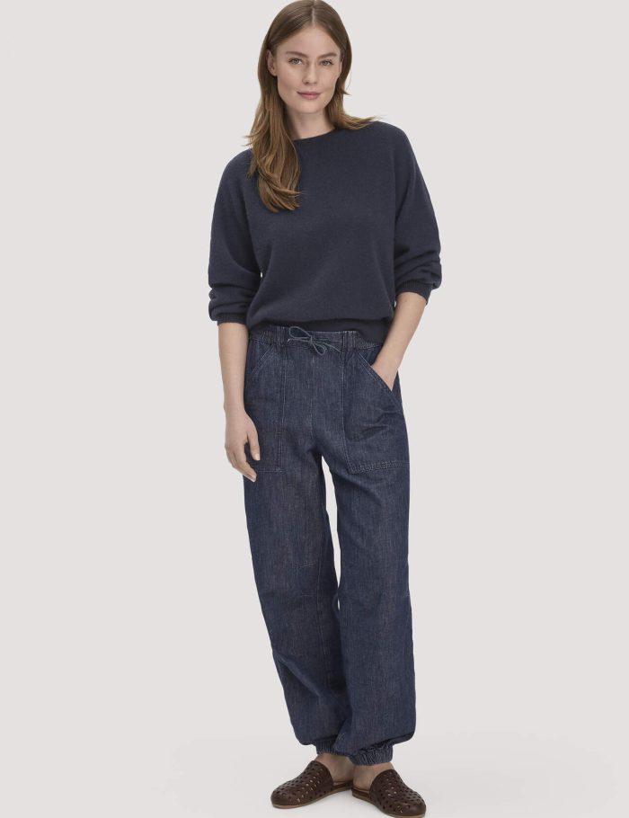hessnatur Damen Jeans Soft Utility aus Bio-Denim mit Kapok - blau hessnatur Damen Jeans Soft Utility aus Bio-Denim mit Kapok - blau