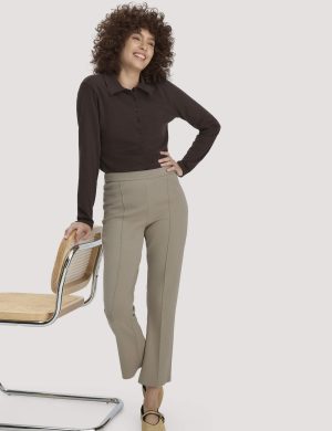 hessnatur Damen Jersey Hose Culotte Slim Leg aus Bio-Baumwolle