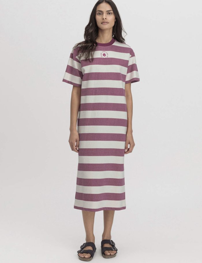 hessnatur Damen Loungedress Relaxed aus Bio-Baumwolle mit Kapok
