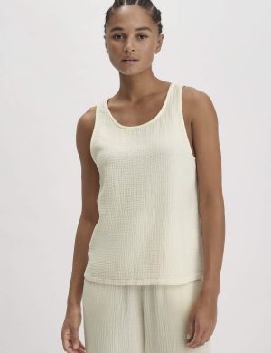 hessnatur Damen Musselin Top PURE COMFORT aus Bio-Baumwolle