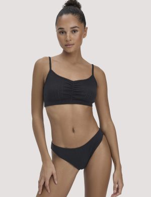 hessnatur Damen Pointelle Bustier PURE COTTON aus Bio-Baumwolle