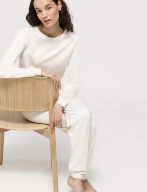 hessnatur Damen Pyjama PURE NATURE aus Bio-Baumwolle
