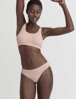hessnatur Damen Slip Regular Cut COTTON FEEL aus Bio-Baumwolle - rosa