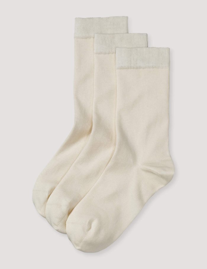 hessnatur Damen Socken im 3er-Pack aus Bio-Baumwolle - weiß - Größe 35-37 hessnatur Damen Socken im 3er-Pack aus Bio-Baumwolle - weiß - Größe 35-37