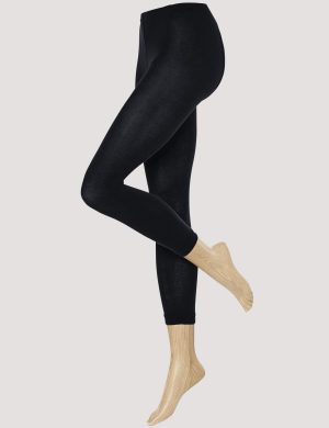 hessnatur Feinstrumpf-Leggings aus Bio-Baumwolle