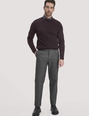 hessnatur Herren Chino RON Relaxed aus Bio-Baumwolle - grau