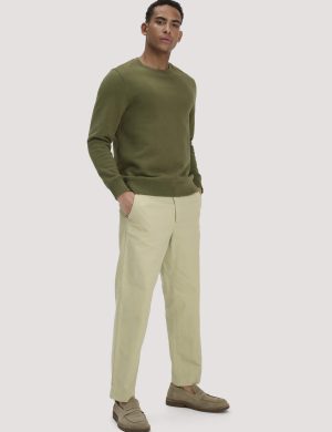 hessnatur Herren Chino RONNEL Relaxed aus Bio-Baumwolle - grün
