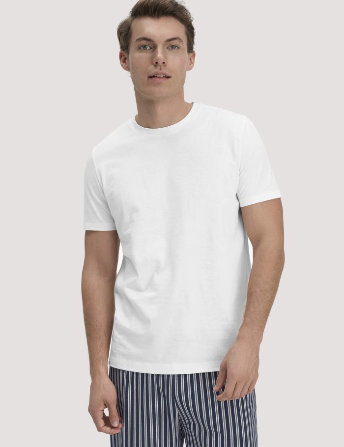 hessnatur Herren T-Shirt PURE COTTON aus Bio-Baumwolle - weiß