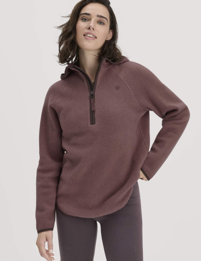 hessnatur Loungewear Fleece Hoodie Relaxed ACTIVE LIGHT aus Bio-Baumwolle - braun hessnatur Loungewear Fleece Hoodie Relaxed ACTIVE LIGHT aus Bio-Baumwolle - braun